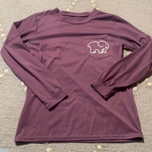 Purple Ivory Ella long sleeve shirt, size xs